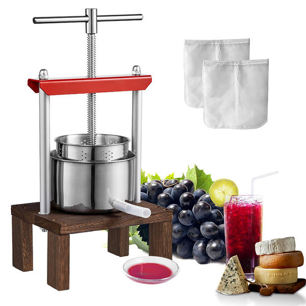 Stainless Steel Press for Hard Cheese (and more)