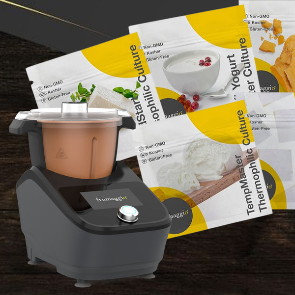 Pack Économique – Fromaggio Fabricant de Fromage (Cuivre) + Tous les Ingrédients