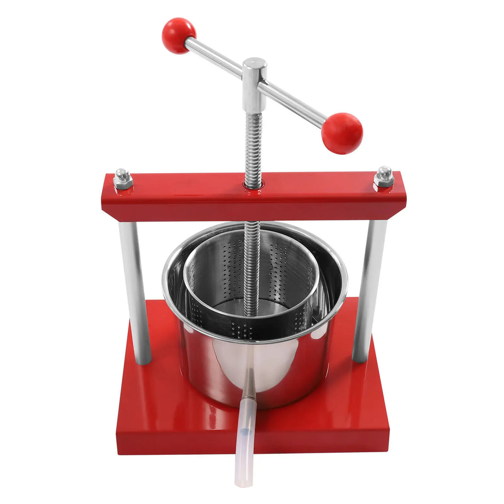 3L/ 0.8 Gal Cheese Tincture Herb Fruit Wine Manual Press Machine Labor Saving